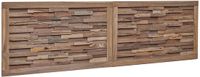 vidaXL - Hoofdbord - Naturel - Massief Teakhout