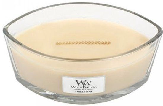 Woodwick HearthWick Flame Ellipse Vanilla Bean - 0663595761123