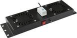 Lanview 2 fans, analoge thermostaat gereguleerde ventilator module met ingebouwde UK stekker