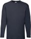 Fruit of the Loom Valueweight T-shirt à manches longues bleu marine profond XXL