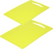 PLASTICFORTE Snijplanken set van 2 stuks - Groen - Kunststof - 27 x 16 cm en 36 x 24 cm
