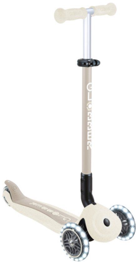 Globber Go Up Active Lights Coconut Beige