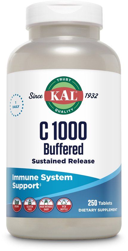 Kal Vitamine C 1000 gebufferd I veganistisch | laboratoriumgetest