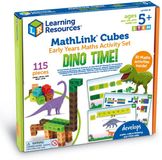 Learning Resources MathLink® Cubes Early Maths Activity Set - Dino Time - 5+
