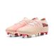 PUMA Future 9 Ultimate Low Cut FG The Arrival - Amande sucrée/Blanc/Ultra Red/Noir - Herbe naturelle (FG), pointure 43