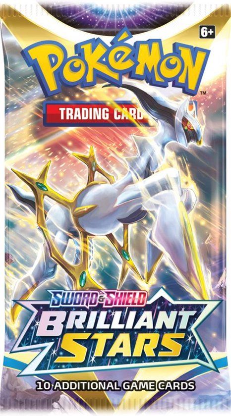 Pokemon Boosterpack - Brilliant Stars - 1 pakje a 10 kaarten - Booster Pack