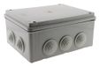 Zenitech Waterdichte Rechthoekige Doos IP54-220 x 170 x 105 mm - Wit - Brandwerendheid 750°C - Kwartsnelkoppeling - Kabelinvoer Zonder Knippen - Voor Elektrische en Doe-Het-Zelf Projecten