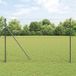 Acier et PVC Clôture de jardin gris 1,6 x 10 m