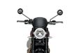 Puig Plaque avant 22223J - Style rétro vintage et protection pour votre moto - noir mat