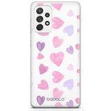 ERT GROUP mobiel telefoonhoesje voor Samsung A73 5G origineel en officieel erkend Babaco patroon Hearts 005 optimaal aangepast aan de vorm van de mobiele telefoon, gedeeltelijk bedrukt