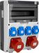 Doktervolt Répartiteur de chantier 32A/16A CEE 4x230V Modèle mural Répartiteur de courant Sans fusibles DV-6029-D