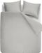 Beddinghouse Lush dekbedovertrek - Tweepersoons - 200 x 200/220 cm - Grijs
