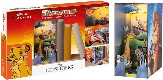 Revell Tiny Adventures Disney Lion King Boekhoekje met LED Verlichting Modelbouwpakket