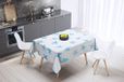 Bonamaison Tafelkleed, Anti-Mold, Sneldrogend, Waterdicht, 100% Polyester Tafellaken, Willekeurig patroon, 140 x 140 Cm - Ontworpen en Vervaardigd in Turkije