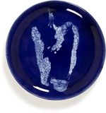 Serax - Ottolenghi Feast - Bord S - Donkerblauw/Wit - 19 Ø - 2 stuks