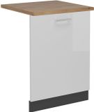 Vicco R-Line Vaatwasserfrontpaneel – 60 cm, WB Eik Wit Hoogglans