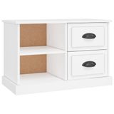 VidaXL meuble TV 73x35,5x47,5 cm bois traité blanc