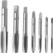 Merkloos / Sans marque Wan GmbH Schroefdraad Tapset - Metaalbewerking Gereedschap - Nieuwe Schroefdraad Maken - 7 Delig Metrisch - M3 tot M12 - Metaal