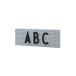 Design Letters Message Board The Sign gris
