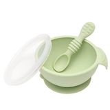 Bumkins Silicone First Feeding Set - Sage