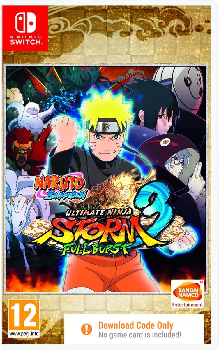 Bandai Naruto Shippuden Ultimate Ninja Storm 3 Full Burst (Code in a Box) Nintendo Switch