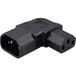 TRU COMPONENTS Adaptateur [Connecteur d'appareil, mâle C14 - Connecteur d'appareil, femelle C13 10A] Nombre total de pôles : 3 Noir 1 pièce(s)