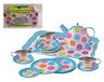 simply for kids AxiHandel Theeservies voor Kinderen - Metaal - Speelgoed Servies in Koffertje - Confetti