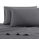 Nautica - Beddengoedset voor kingsize bedden, katoen perkal, fris en koel, licht en ademend (walvisgrijs, kingsize)
