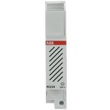 ABB 2CSM232335R0821 R230 interrupteur 230 VAC, 50/60 Hz pour rail DIN, fonctionnement discontinu Interrupteur Gris 1 pièce(s)