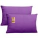 NatureMark Jersey kussenhoezen, 40 x 60 cm, lichtpaars, set van 2