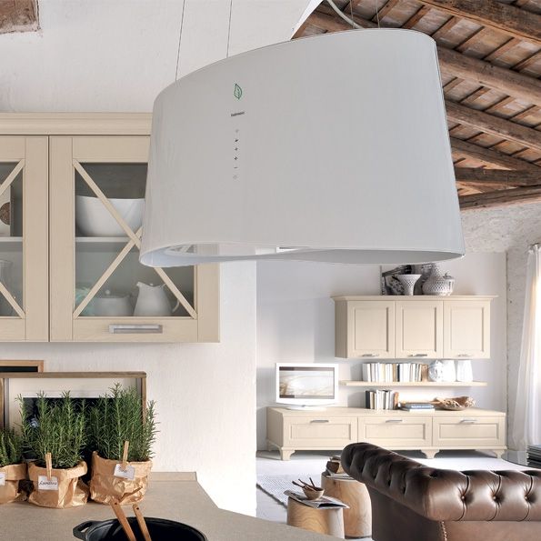 Falmec Mare E.ion Eiland - Afzuigkap - 450 m³/uur - Wit