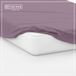 The One towelling The One Bedding Hoeslaken - 200 x 220 cm - Extra breed - Katoen/Satijn - Pruim