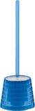 Gedy Glady toiletborstelhouder, thermoplastische hars, blauw, 13,2 x 13,2 x 40,5