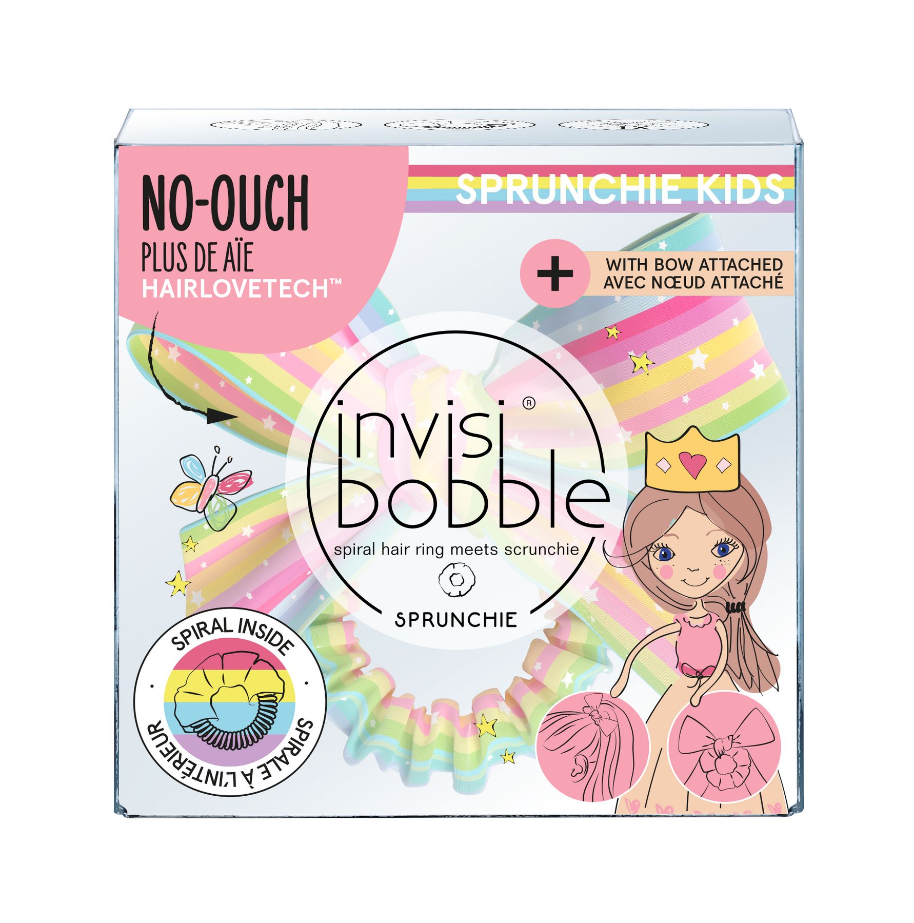 Invisibobble SPRUNCHIE Hair Ponytail Holder - Multicolour - 1 pc
