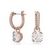 Swarovski Constella 5639975 Dames Oorbellen Roségoud Kristal