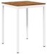 Syfax NAARDEN Tuinbar Tafel Natuurlijk en Wit 80 x 80,5 x 105 cm
