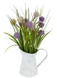 Knoopgras in kan, kunstgras, Allium Lauchbloem, preibloem, kunstgras, groen, kunstplant, siergras, kunstplanten, decoratief gras, plukken, gras, decoratie, grasarangement, borstelgierst, zoetgrassen