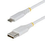 StarTech.com 30cm USB-A naar USB-C Snellaadkabel, 15W 3A, Wit