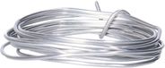 Merkloos Hobby draad - hobby en knutsel draad - 2 mm x 200 cm - Bloemendraad/aluminiumdraad - zilver