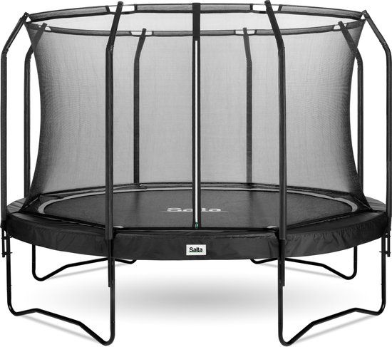 Salta Premium Black Edition Trampoline - ø 427 cm - Zwart - Met Veiligheidsnet
