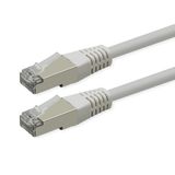 ROLINE Patchkabel Cat.6 (klasse E), PoE, S/FTP (PiMF), wit, 2 m