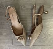 Tamaris Dames Slingpumps 1-29512-46 289 Metallic Maat 39 EU