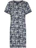 Pastunette Premium Nachthemd Indigo Flow Viscose Blauw/Wit Maat 42