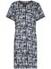 Pastunette Premium Nachthemd Indigo Flow Viscose Blauw/Wit Maat 42