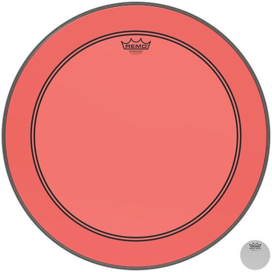 Remo P3-1326-CT-RD Powerstroke P3 Colortone Red 26 inch