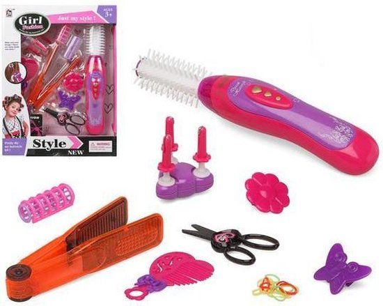 Girl Fashion Fashion Style Haarvlechtmachine met accessoires Roze 118797