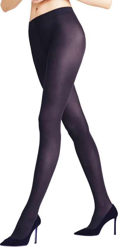 Falke Matt Deluxe 40630 Panty - Maat L 44/46 - 30 Denier - Marine - 4043874239714