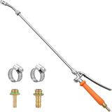 Allesto Pulvérisateur - Pulvérisateur de jardin - Lance de pulvérisation télescopique - Acier inoxydable - Raccords de 0,64 cm et 0,95 cm - Convient pour le jardinage, l'agriculture, le nettoyage et le lavage de voiture