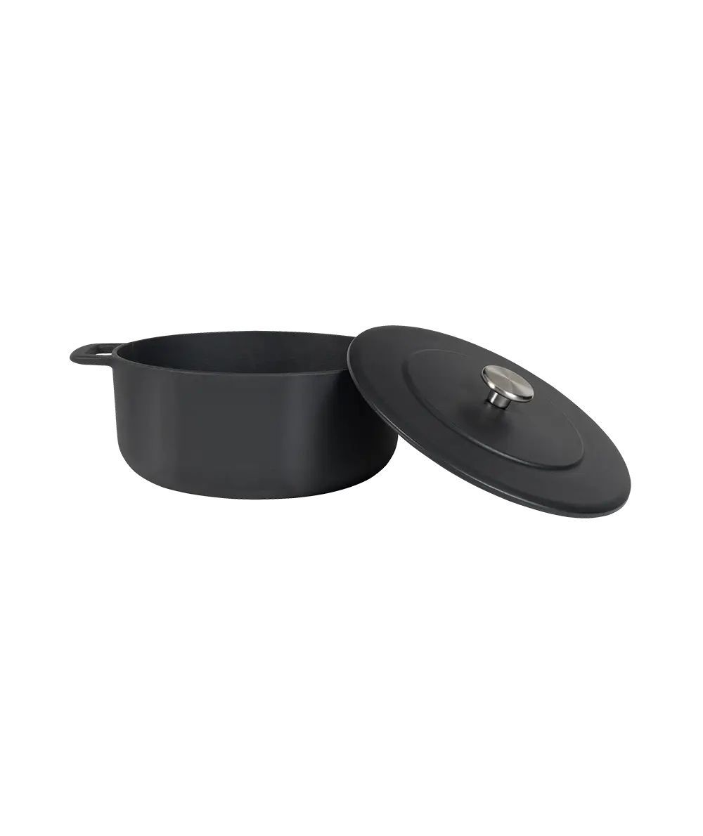 Combekk Sous Chef Gietijzeren Braadpan - 24cm - Zwart