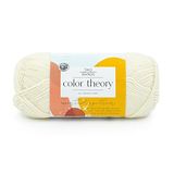Lion Brand Yarn, Kleurtheorie Aran Gewichtsgaren voor breien en haken, ivoor, 1 pak, acrylvezel met modern kleurenpalet, perfect voor truien, warme hoeden en gezellige dekens